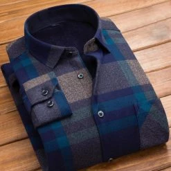 YO-YO-YO Store Sky Madrid Casual Fleece Shirt