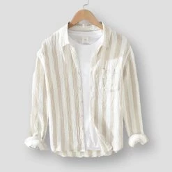 Cotton Linen Store Men's Apparels Sky Madrid Rostock Linen Shirt 5 Cotton Linen Store Men's Apparels Sky Madrid Rostock Linen Shirt