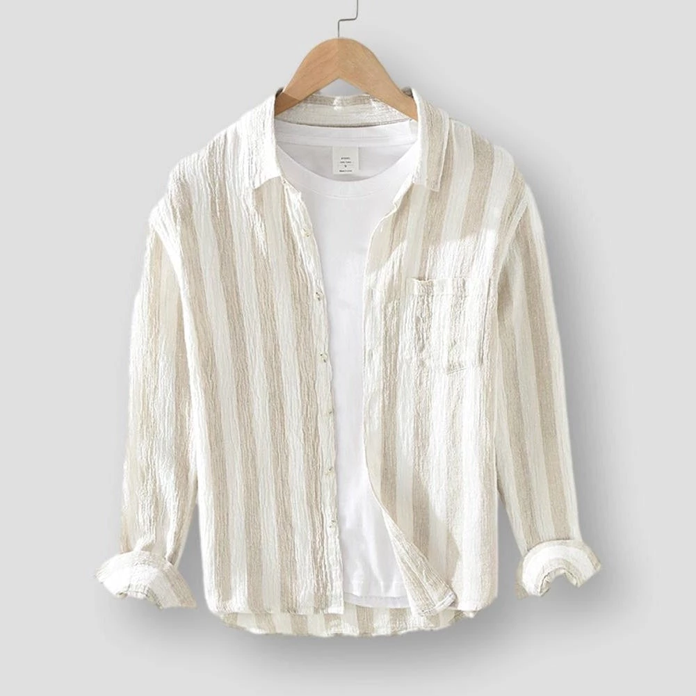 Cotton Linen Store Men's Apparels Sky Madrid Rostock Linen Shirt 4 Cotton Linen Store Men's Apparels Sky Madrid Rostock Linen Shirt