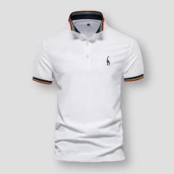 AIOPESON Official Store Men's Apparels Sky Madrid Sonderborg Polo Shirt