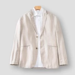 Top Quality 7XL 8XL 9XL 10XL Store North Royal Memphis Linen Blazer Men's Apparels