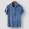 Moringcute Store Sky Madrid Paros Corduroy Shirt