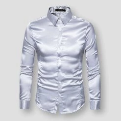 CW CW Store Men's Apparels Saint Morris Bonn Satin Shirt 9 CW CW Store Men's Apparels Saint Morris Bonn Satin Shirt