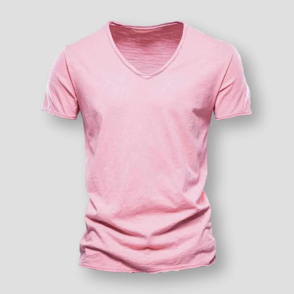 NEGIZBER Trend Store North Royal Casual V-Neck T-Shirt Men's Apparels 9 NEGIZBER Trend Store North Royal Casual V-Neck T-Shirt Men's Apparels