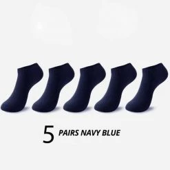 HSS Official Store Men's Apparels Bamboo Ankle Business Socks (5 Pair)