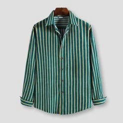 VEAKER Apparel Outlets Store North Royal Bamboo Striped Shirt 10 VEAKER Apparel Outlets Store North Royal Bamboo Striped Shirt