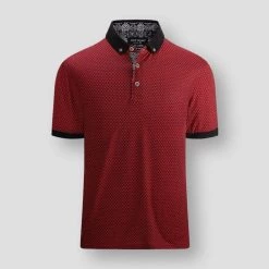 PICKED FUN Store Sky Madrid Cleave Polo Shirt Men's Apparels
