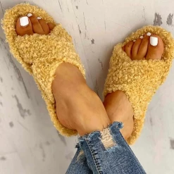 MECE Fluffy Slippers Home