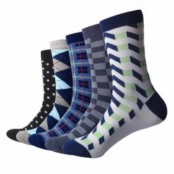 Match-Up Official Store Men's Apparels Sky Madrid Combed Cotton Dress Socks