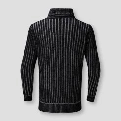 Carly Franchise Store Men's Apparels North Royal Knitted Shawl Pullover