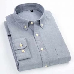 Donghuan Overseas Store Men's Apparels Saint Morris Button-Down Casual Shirt