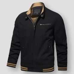 Aflczyu Factory Store North Royal Jersey Striped Jacket Men's Apparels