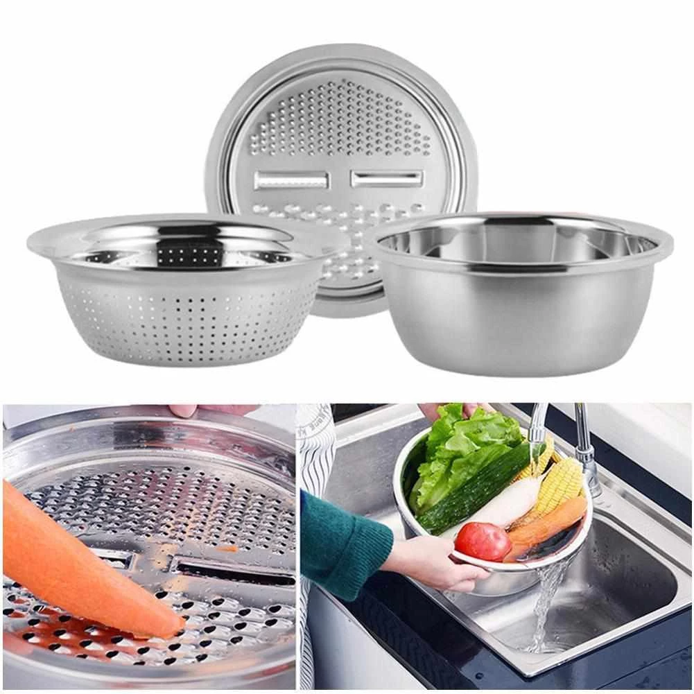 Jianyana Store Stainless Steel Multi Functional Set (3 Pieces) Home 4 Jianyana Store Stainless Steel Multi Functional Set (3 Pieces) Home