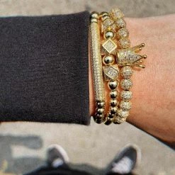 ATTYIRENA Official Store Crown Beaded Bracelet Men's Apparels 10 ATTYIRENA Official Store Crown Beaded Bracelet Men's Apparels