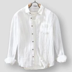 China Cloth Sky Madrid Sierra Linen Shirt
