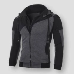 CHREIFIT Store Men's Apparels Sky Madrid Patchwork Pocket Hoodie