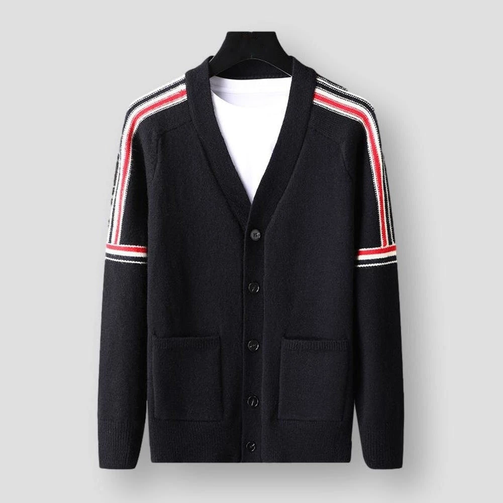 Daysandone Store Men's Apparels North Royal Aulan Striped Cardigan 5 Daysandone Store Men's Apparels North Royal Aulan Striped Cardigan