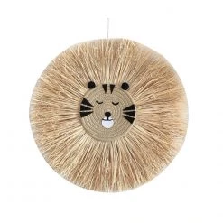 Our Globel Shipping Groceries Store Saint Morris Woven Lion Wall Hanging