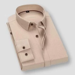 HAN GE's Store Men's Apparels Saint Morris Cannes Slim Long Sleeve Shirt