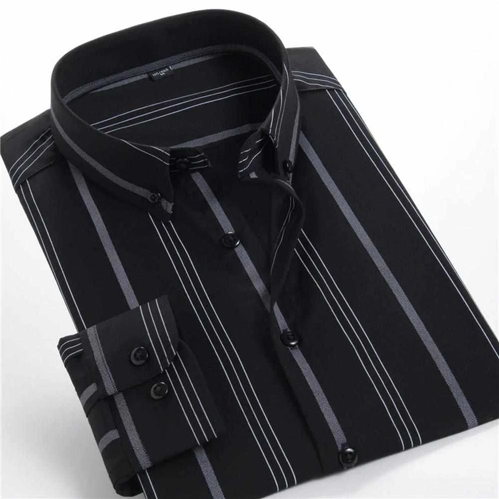 MEN SLS Store Saint Morris Button-Down Striped Dress Shirt Men's Apparels 6 MEN SLS Store Saint Morris Button-Down Striped Dress Shirt Men's Apparels