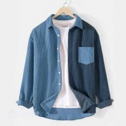 OG Waves Store North Royal Patchwork Corduroy Shirt
