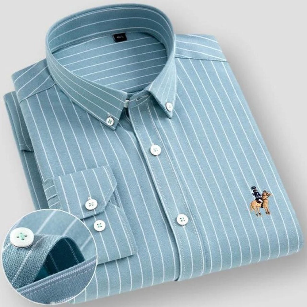 Sinwoyan Online Store Men's Apparels Sky Madrid Funchal Striped Shirt 3 Sinwoyan Online Store Men's Apparels Sky Madrid Funchal Striped Shirt