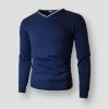 MuLS Official Store North Royal Knitted Slim Pullover Men's Apparels