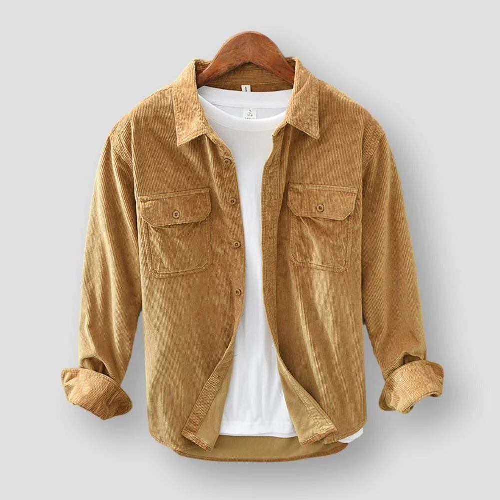 BOKCHOY Official Store Saint Morris Ternitz Corduroy Shirt