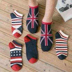 HKGS Official Store UK Ankle Socks (5 Pairs) Men's Apparels