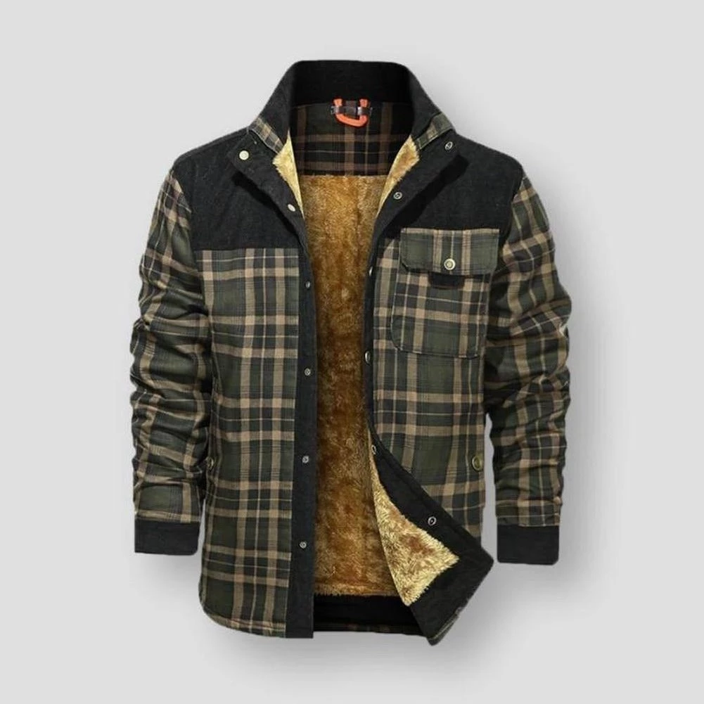 QSuper Official Store North Royal Fleece Plaid Jacket 3 QSuper Official Store North Royal Fleece Plaid Jacket