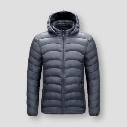 AIOPESON Official Store Sky Madrid Hooded Quilted Jacket Men's Apparels 9 AIOPESON Official Store Sky Madrid Hooded Quilted Jacket Men's Apparels