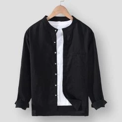 Cotton Linen Store Sky Madrid Leeward Linen Shirt