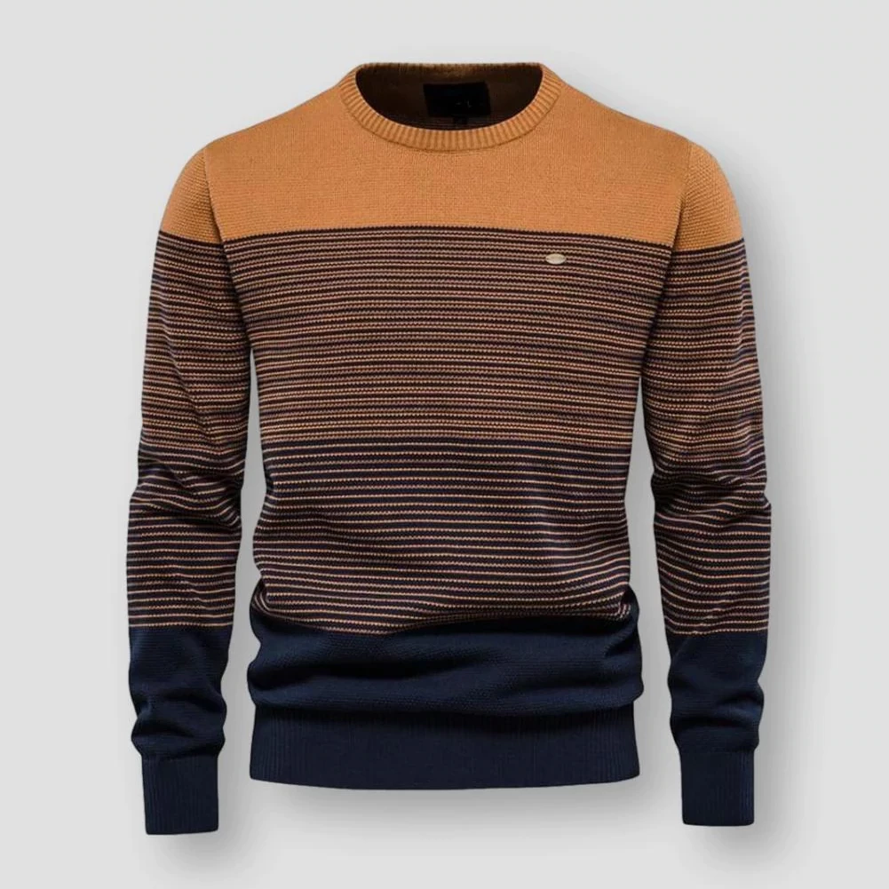 AIOPESON Official Store Saint Morris Striped Knitted Pullover Men's Apparels 3 AIOPESON Official Store Saint Morris Striped Knitted Pullover Men's Apparels