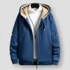 MANLUODANNI Oversea Store North Royal Wool Zipper Hoodie Men's Apparels