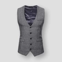 PARKLEES Official Store Men's Apparels North Royal Executive Tweed Vest
