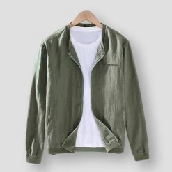 Pinecypress Official Store Sky Madrid Paimpont Linen Jacket