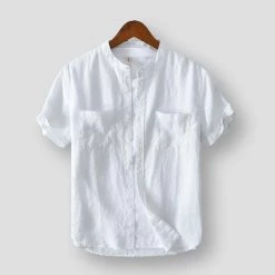 Cotton Linen Store Sky Madrid Genk Linen Shirt