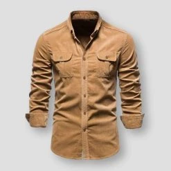 NEGIZBER Trend Store Sky Madrid Toledo Corduroy Shirt