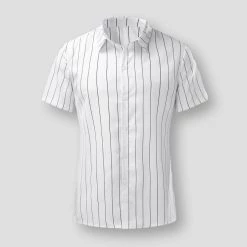 Samlona Apparel Store Men's Apparels Sky Madrid Cannet Striped Shirt