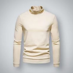 King Billion Official Store Men's Apparels North Royal Turtleneck Embroidered Pullover