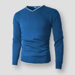 MuLS Official Store North Royal Knitted Slim Pullover Men's Apparels 9 MuLS Official Store North Royal Knitted Slim Pullover Men's Apparels