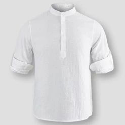 King Billion Official Store Sky Madrid Charleroi Linen Shirt Men's Apparels