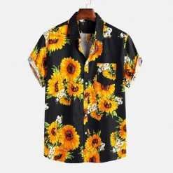 INCERUN Apparel Store Sunflower Oasis Shirt