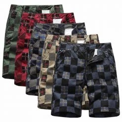 Yuntobo Store Safari Square Shorts Men's Apparels