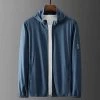 SHAN BAO Official Store Men's Apparels Sky Madrid Lightweight Hooded Jacket 2 SHAN BAO Official Store Men's Apparels Sky Madrid Lightweight Hooded Jacket