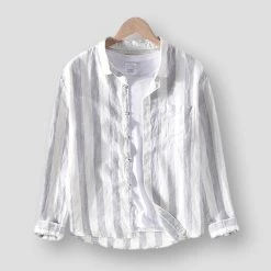 China Cloth Saint Morris Plerin Linen Shirt 5 China Cloth Saint Morris Plerin Linen Shirt