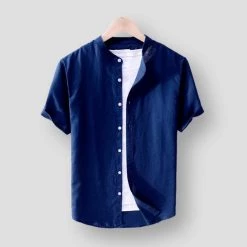 Moringcute Store Sky Madrid Fribourg Linen Shirt Men's Apparels 14 Moringcute Store Sky Madrid Fribourg Linen Shirt Men's Apparels