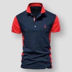 AIOPESON Official Store Men's Apparels Sky Madrid Embroidered Polo Shirt