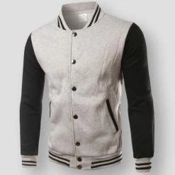 XIPENG Mens Wardrobe Store Saint Morris Slim Baseball Jacket Men's Apparels