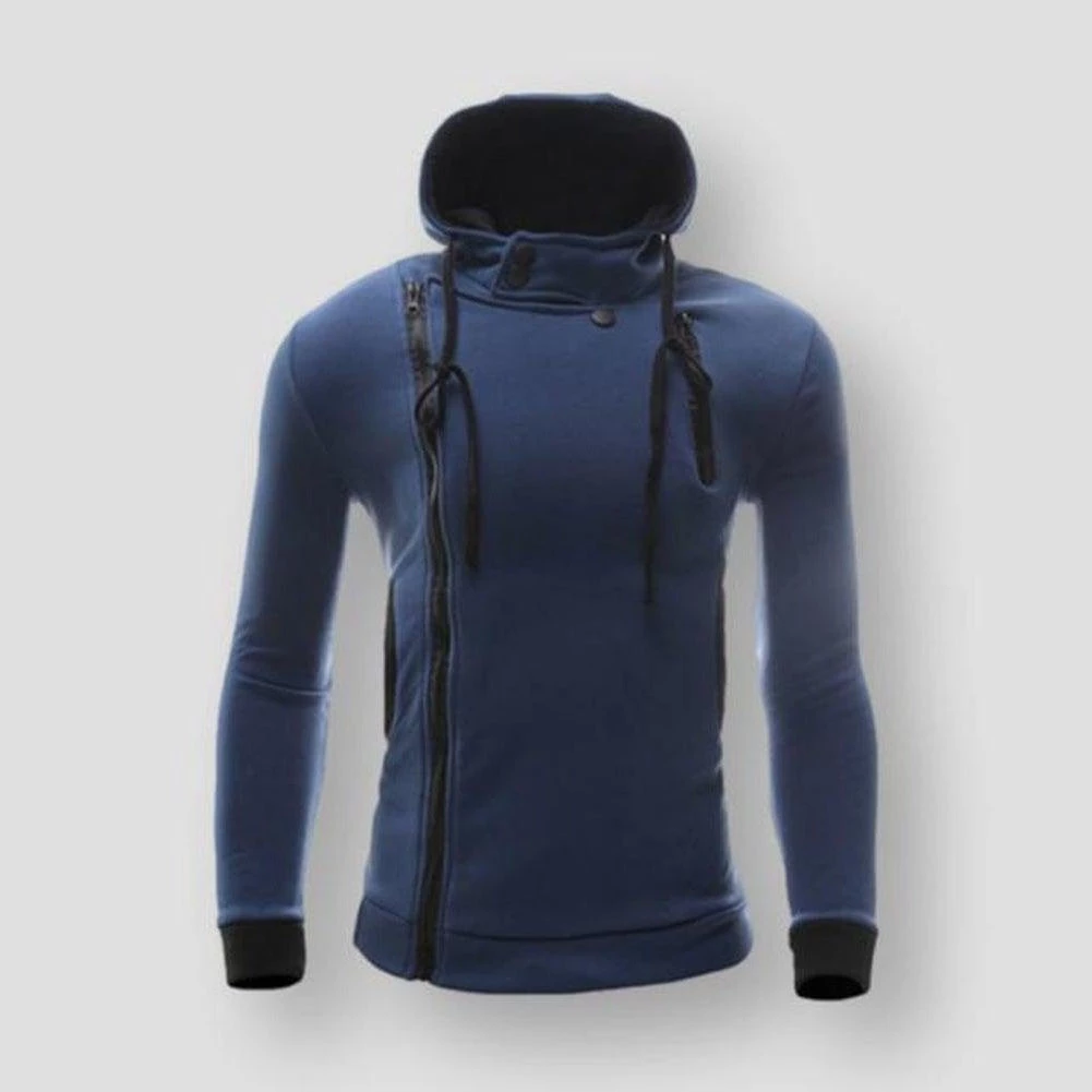 GIDFIIFAN Store Men's Apparels North Royal Slim Fleece Hoodie 5 GIDFIIFAN Store Men's Apparels North Royal Slim Fleece Hoodie